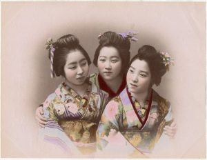 Anonyme Jeunes Femmes en Kimono